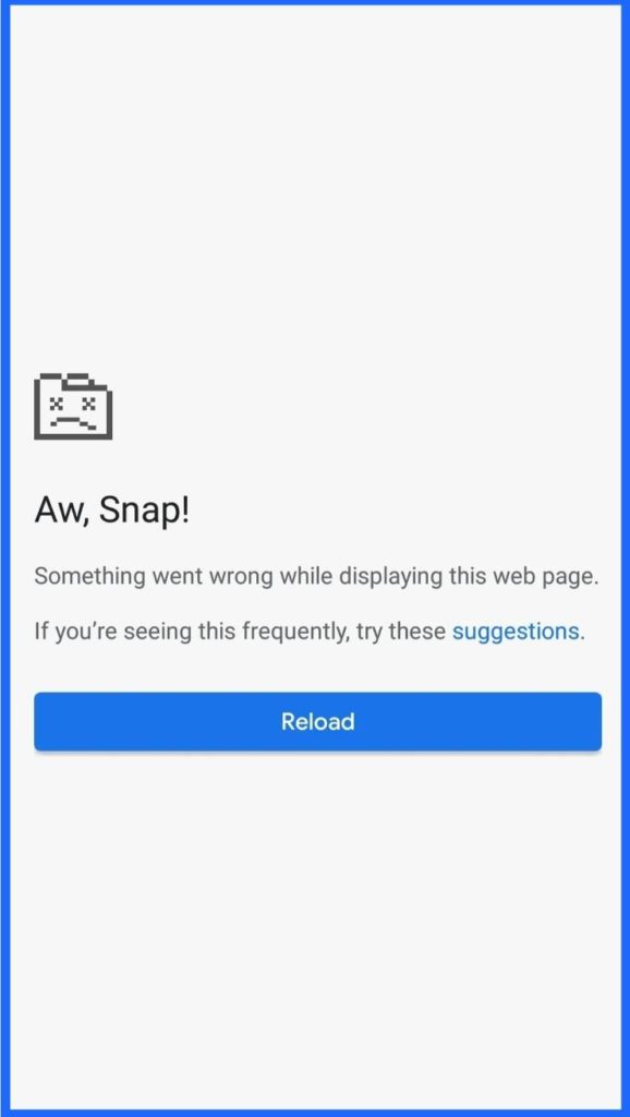 How to Fix Aw Snap error