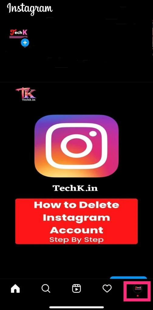 How to Delete Instagram account on iPhone